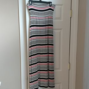 Max Studio, striped Maxi skirt, sz small, NWT